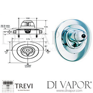 Trevi PBV Built-In Shower Valve Spare Parts - IDL DV 360